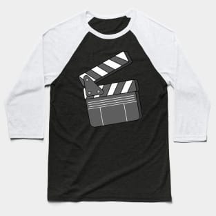 Film Clapper Movie Lover Movies Films Actor Baseball T-Shirt